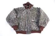 Vintage Camo Bomber Jacket - Jacket - Thrifted Threads