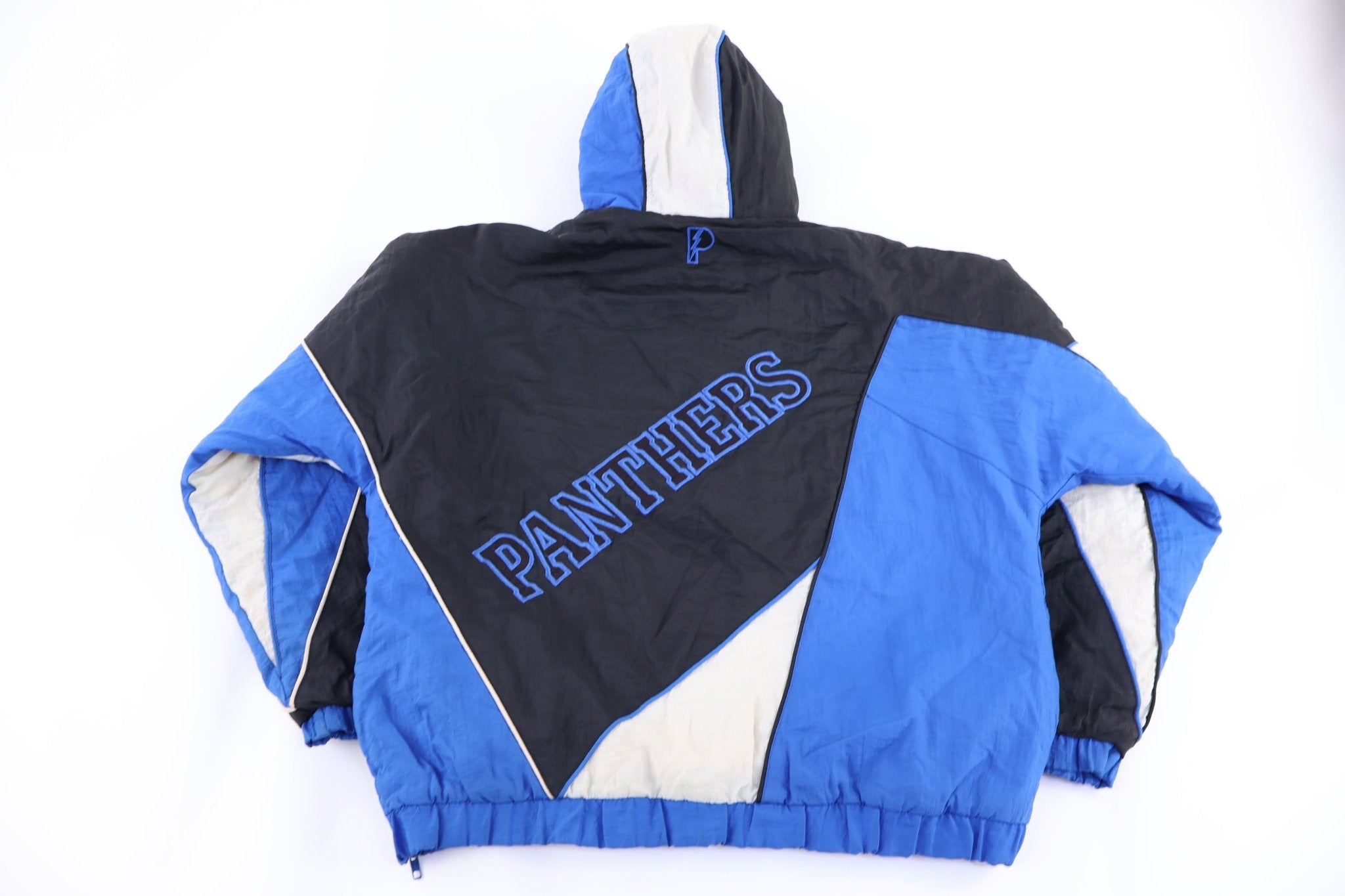Vintage Carolina Panthers Football Puffer Jacket - Jacket - Thrifted Threads