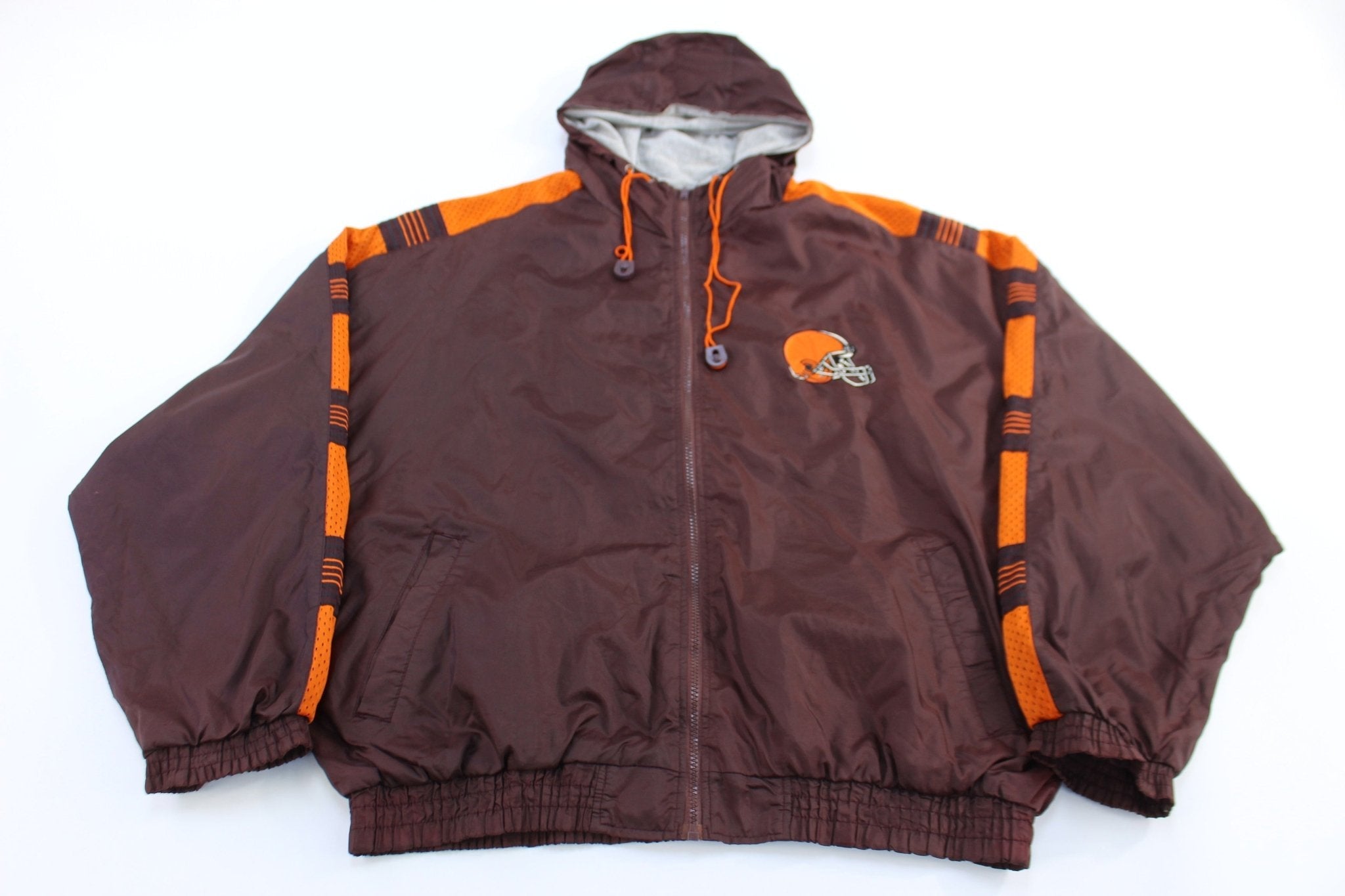 Vintage Cleveland Browns Football Full Zip Jacket - Jacket - Thrifted Threads