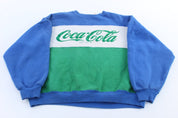 Vintage Coca - Cola Colorblock Sweatshirt - ThriftedThreads.com