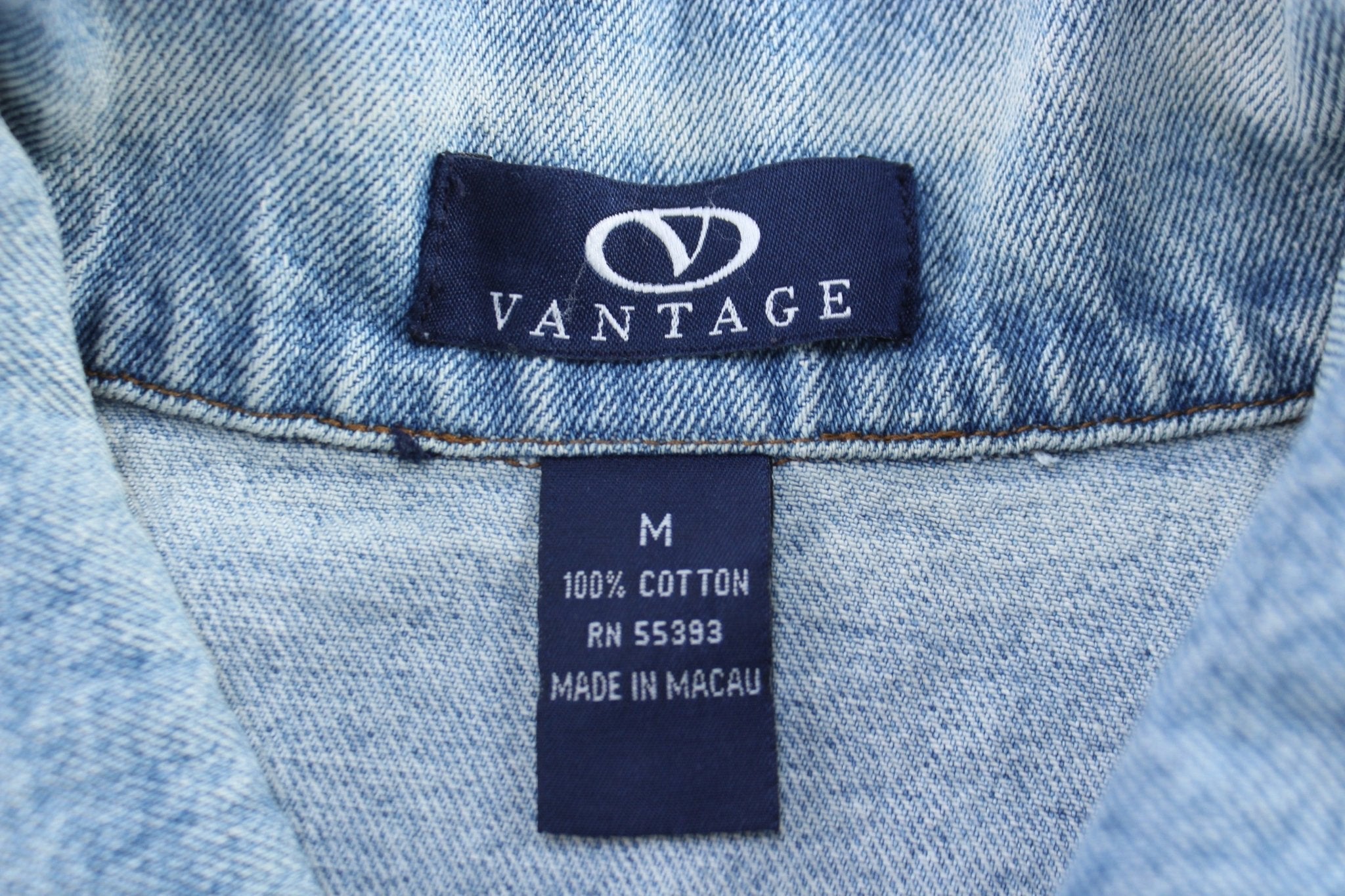 Vintage Coca - Cola Embroidered Logo Denim Jacket - ThriftedThreads.com