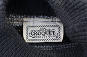 Vintage Croquet Multipatterned Knit Sweater - Sweater - Thrifted Threads