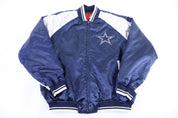 Vintage Dallas Cowboys Football Bomber Jacket - Jacket - Thrifted Threads