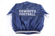 Vintage Dallas Cowboys Football Bomber Jacket - Jacket - Thrifted Threads