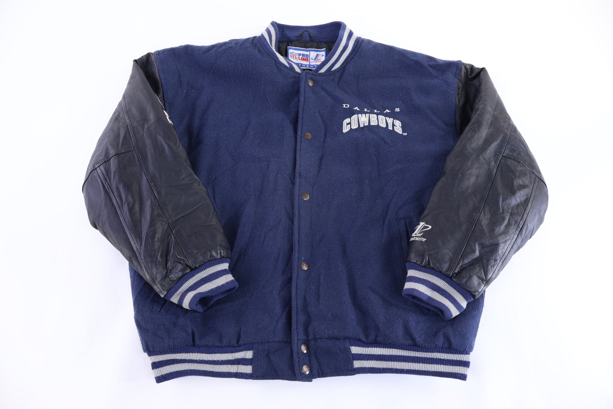 Vintage Dallas Cowboys Football Bomber Jacket - Jacket - Thrifted Threads