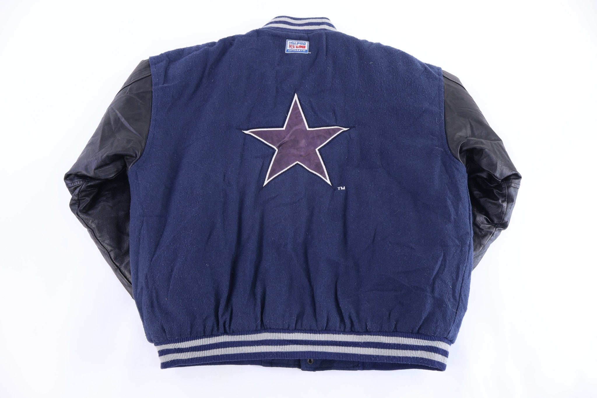 Vintage Dallas Cowboys Football Bomber Jacket - Jacket - Thrifted Threads