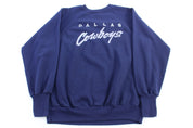 Vintage Dallas Cowboys Football Embroidered Sweatshirt - ThriftedThreads.com