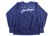 Vintage Dallas Cowboys Football Embroidered Sweatshirt - Sweatshirt - Thrifted Threads