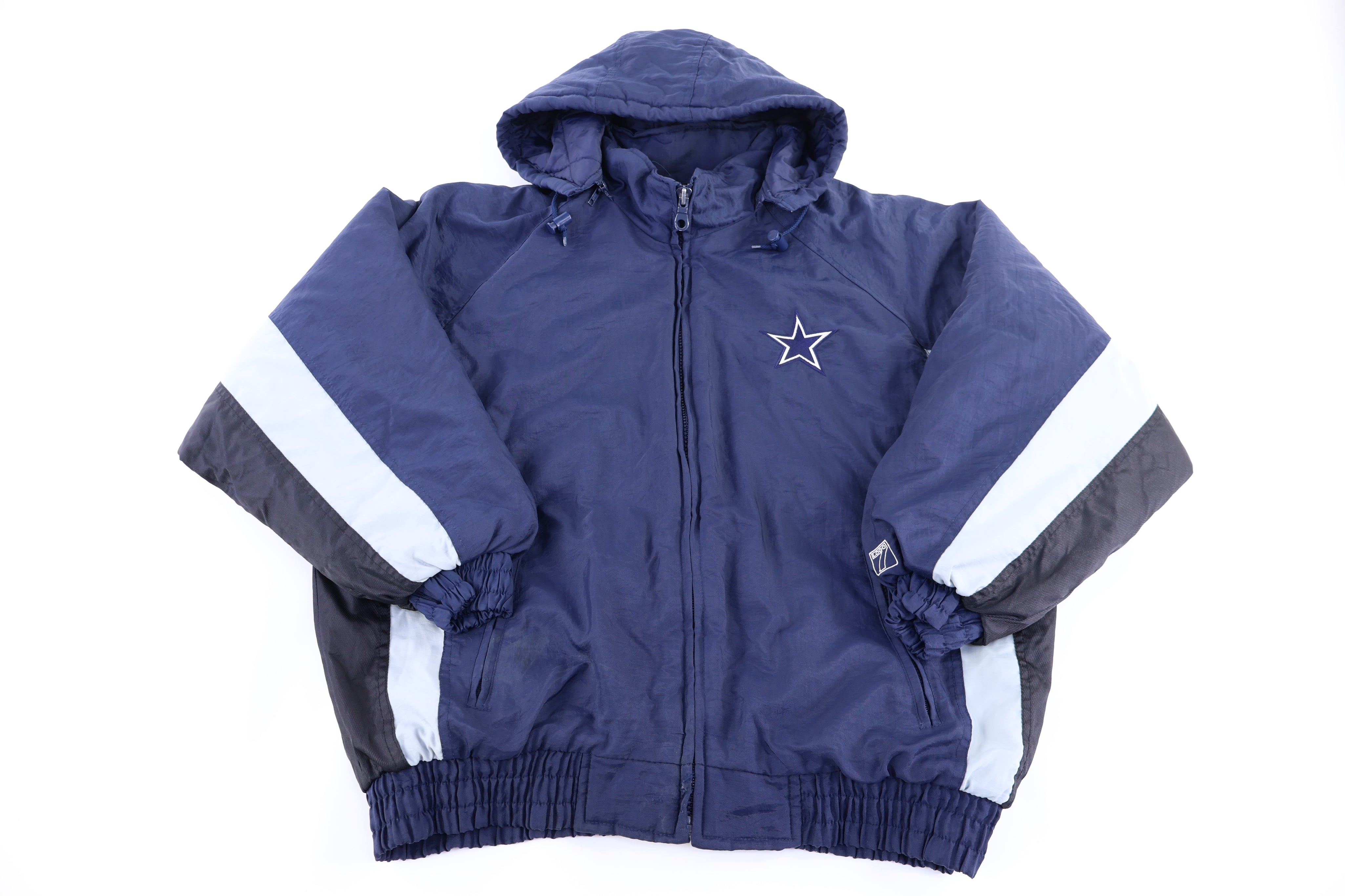 Vintage Dallas Cowboys Football Full Zip Jacket - Jacket - Thrifted Threads