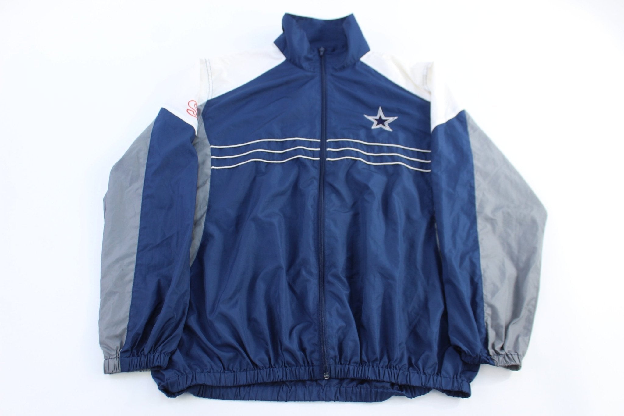 Vintage Dallas Cowboys Football Full Zip Jacket - jacket - Thrifted Threads