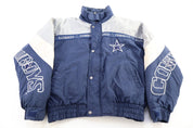 Vintage Dallas Cowboys Football Full Zip Jacket - Jacket - Thrifted Threads