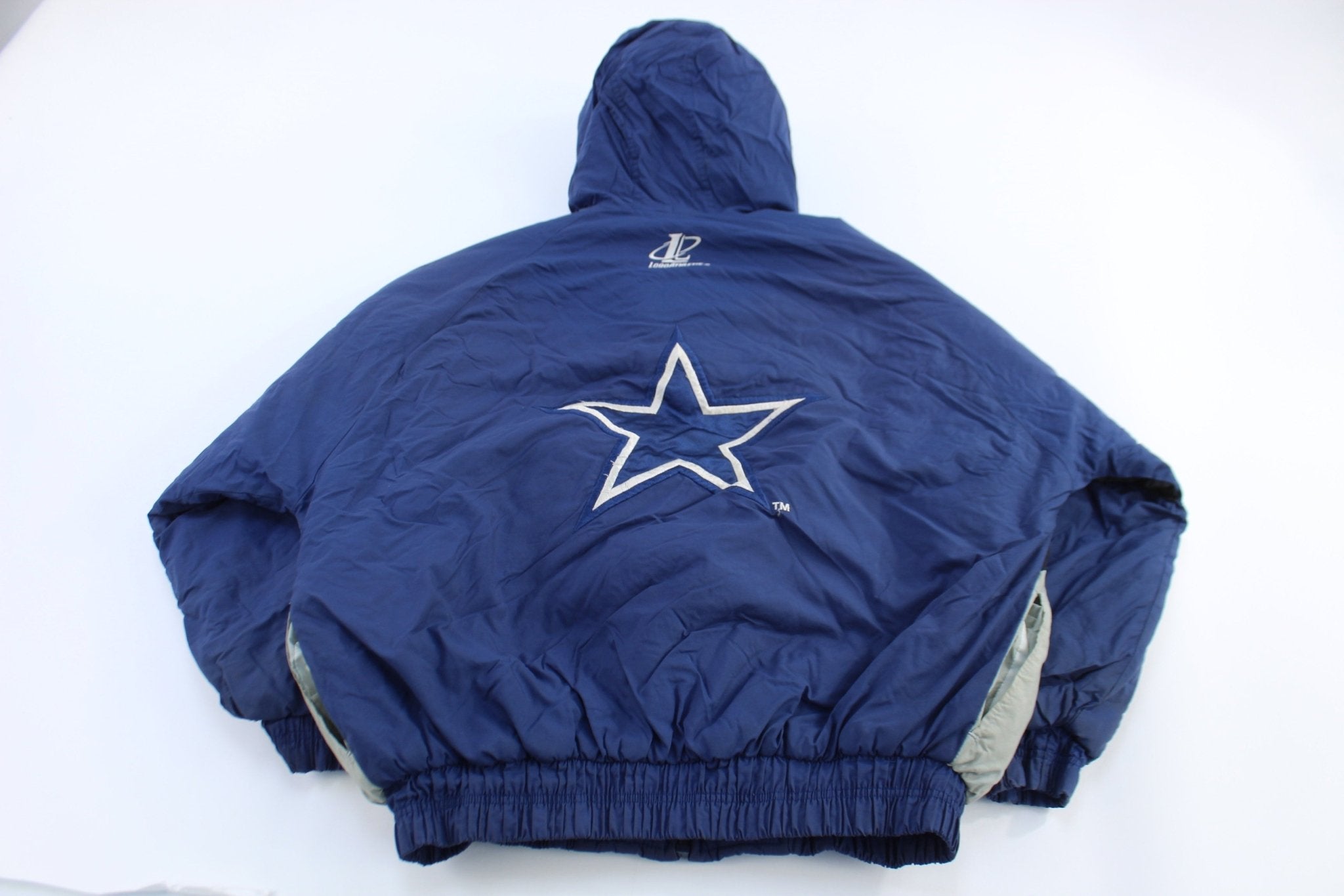 Vintage Dallas Cowboys Football Full Zip Puffer Jacket - Jacket - Thrifted Threads