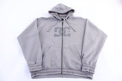Vintage DC Shoes Grey Full Zip Hoodie - Jacket - Thrifted Threads