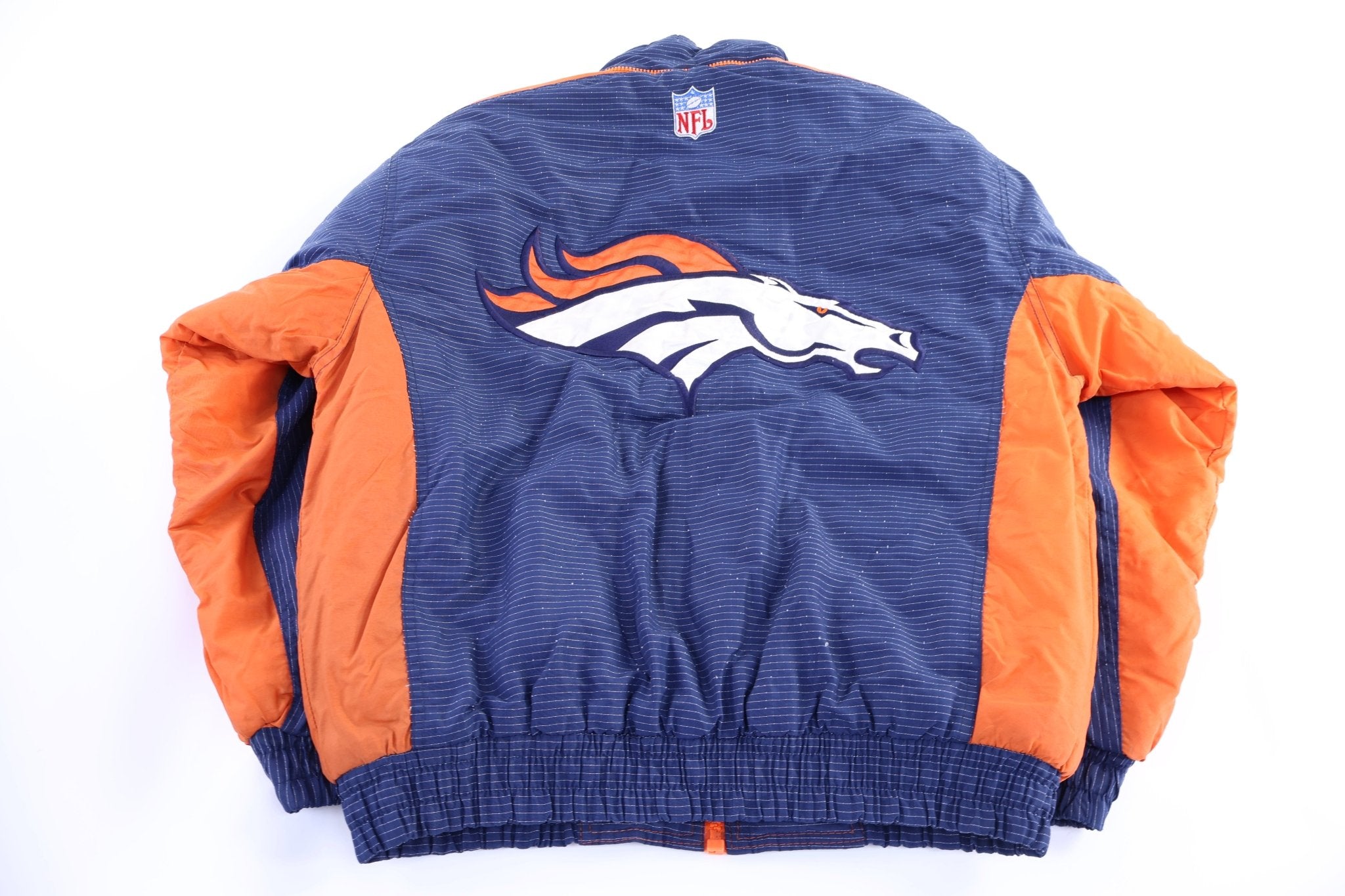 Vintage Denver Broncos Football Full Zip Jacket - Jacket - Thrifted Threads
