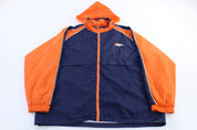 Vintage Denver Broncos Football Full Zip Windbreaker - Jacket - Thrifted Threads