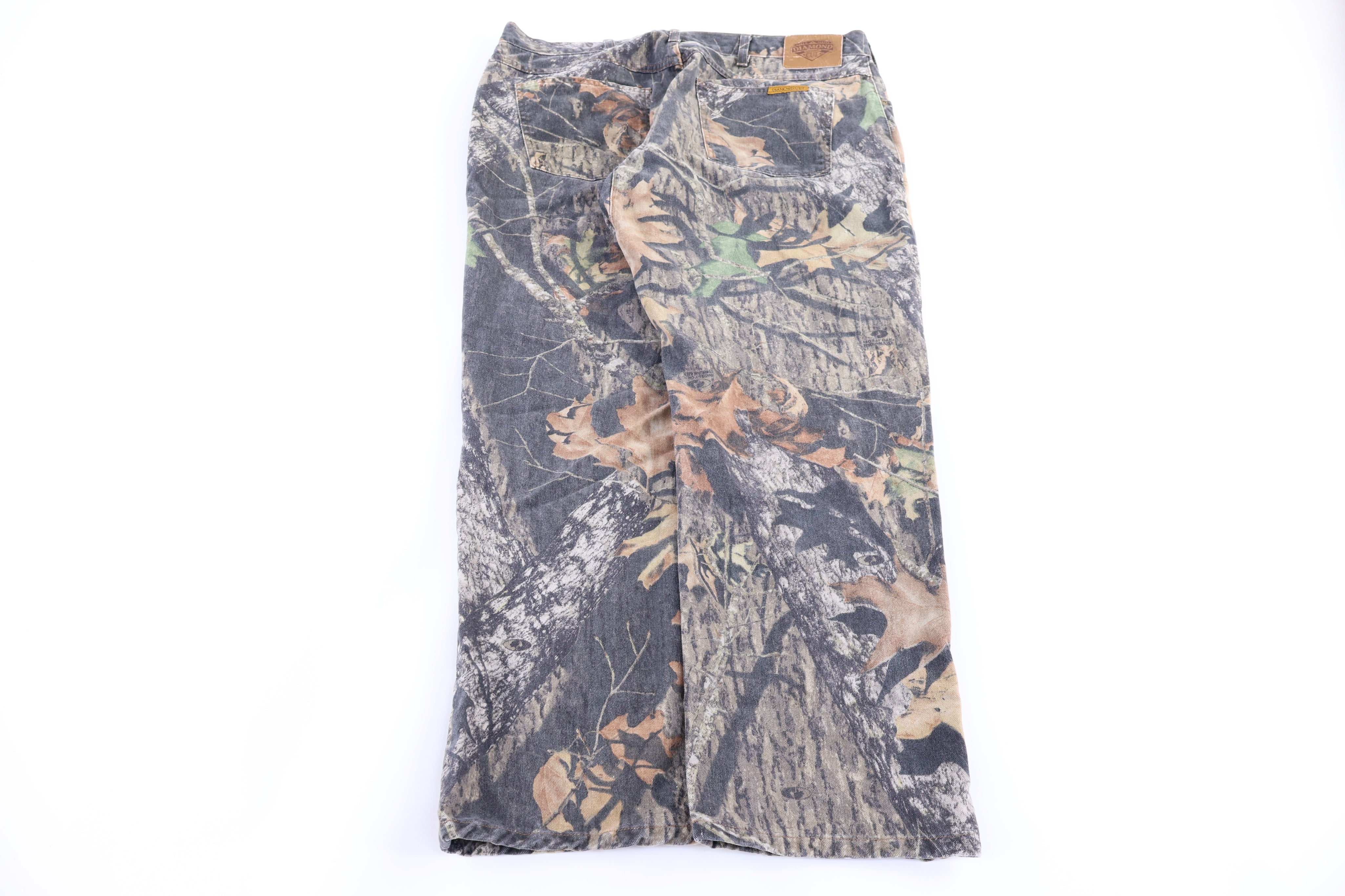 Vintage Diamond Camo Pants - Pants - Thrifted Threads