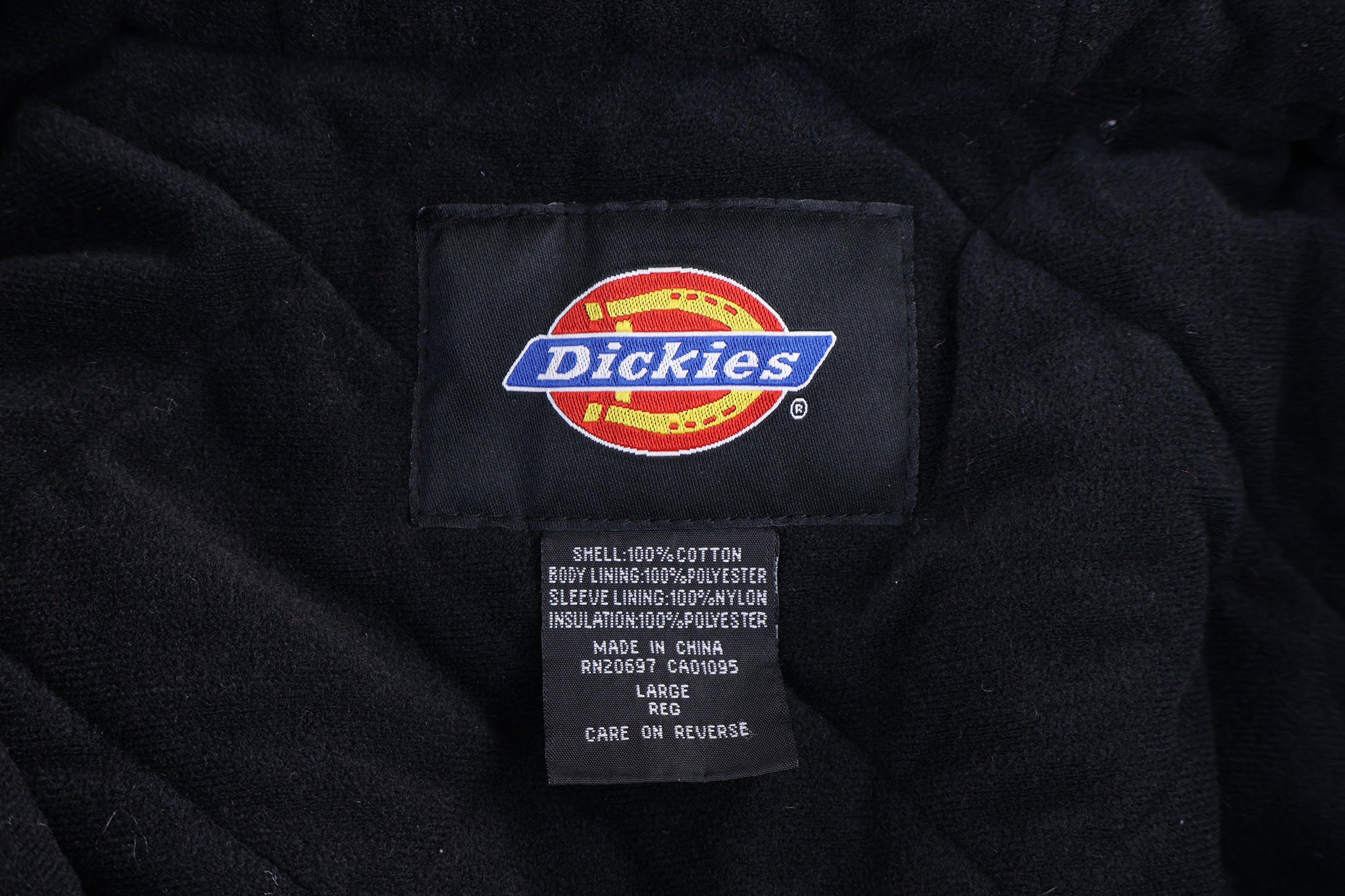 Vintage Dickies Logo Patch Green Full Zip Jacket - Jacket - Thrifted Threads