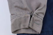 Vintage Dickie's Logo Patch Grey & Blue Insulated Jacket - ThriftedThreads.com