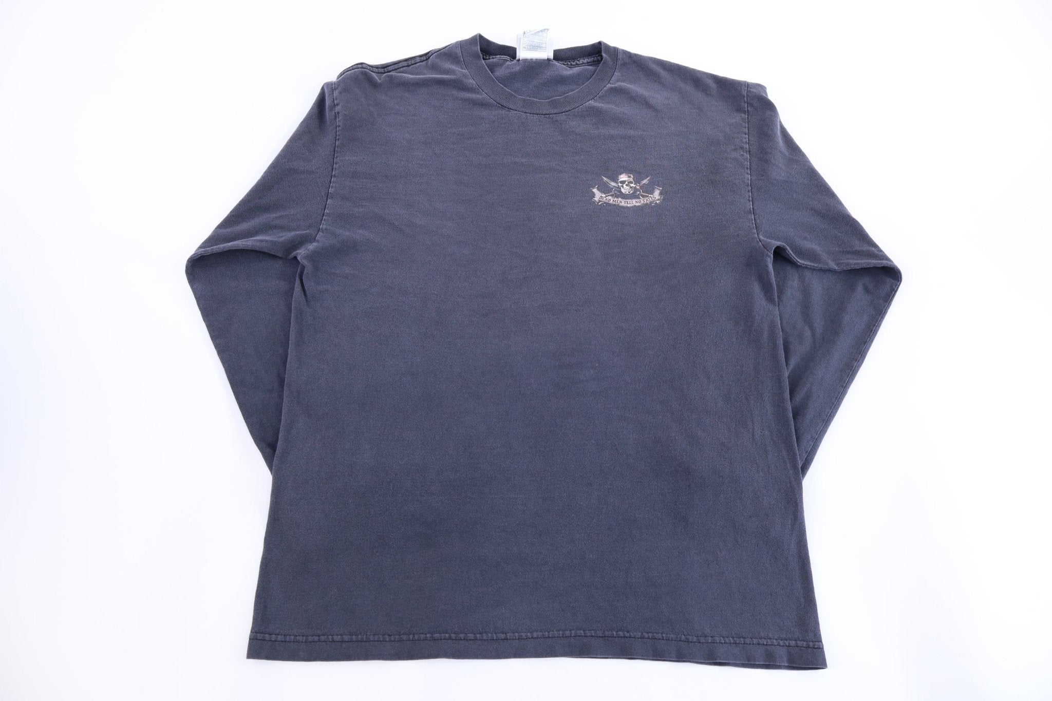 Vintage Disney Pirates of the Caribbean Flames LS T-shirt - Shirts & Tops - Thrifted Threads