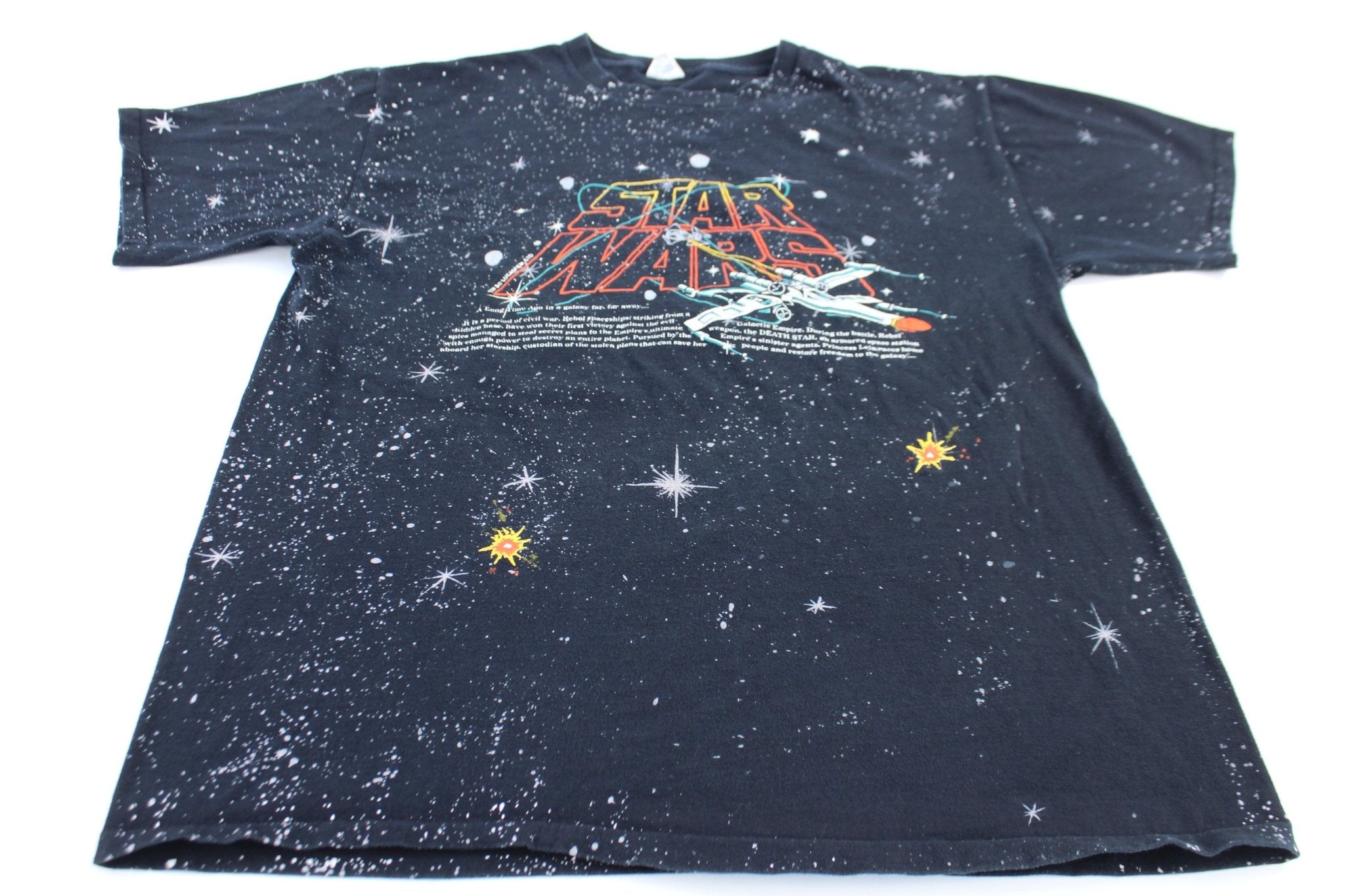 Vintage Disney Star Wars All Over Print T-Shirt - ThriftedThreads.com