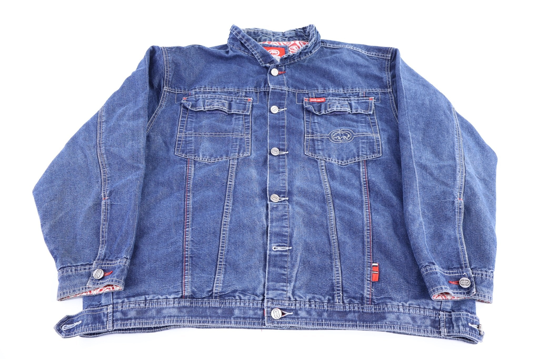 Vintage Ecko Unltd Dark Wash Denim Jacket - Jacket - Thrifted Threads