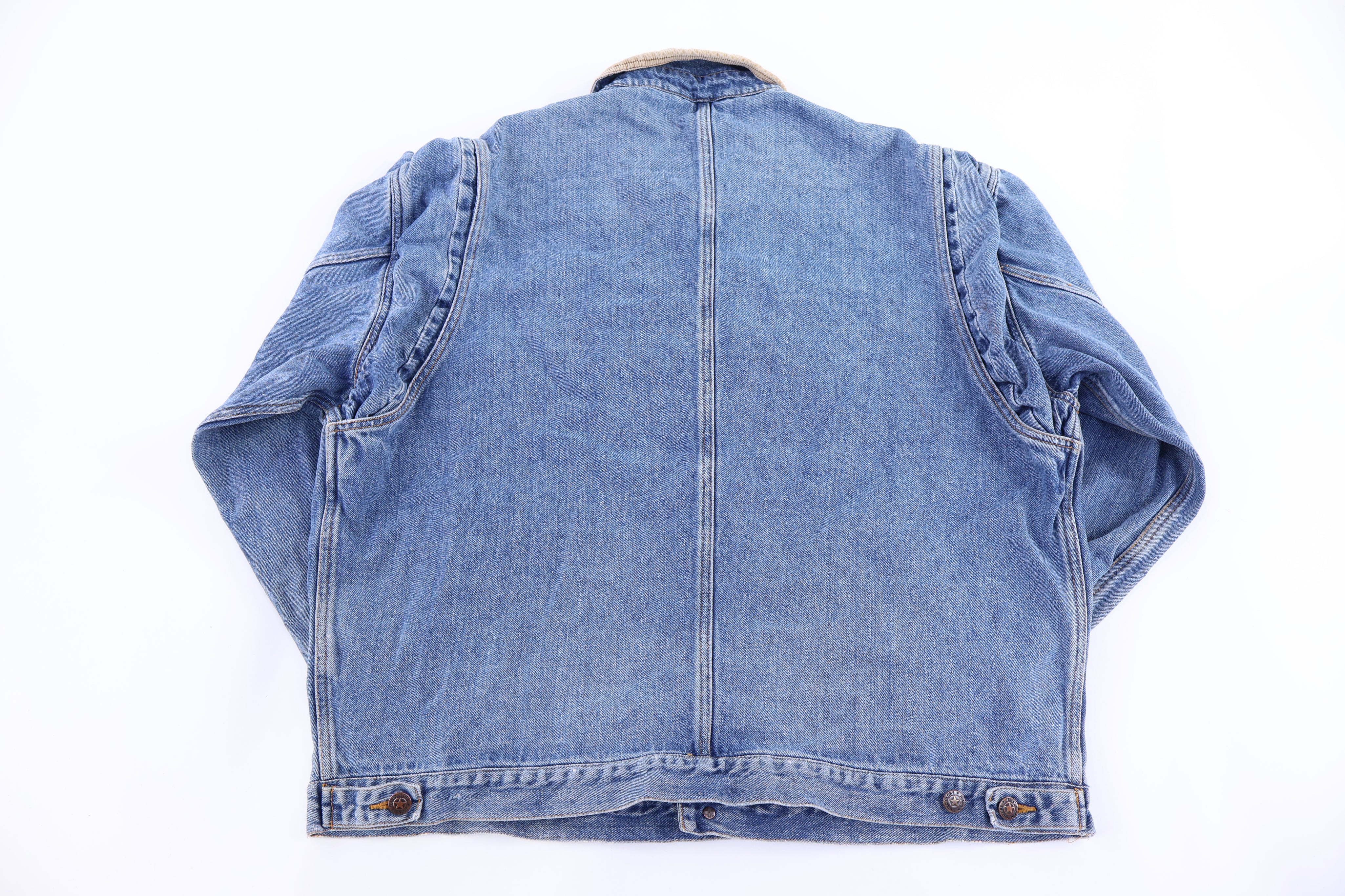 Vintage Faded Glory Denim Chore Jacket - Jacket - Thrifted Threads