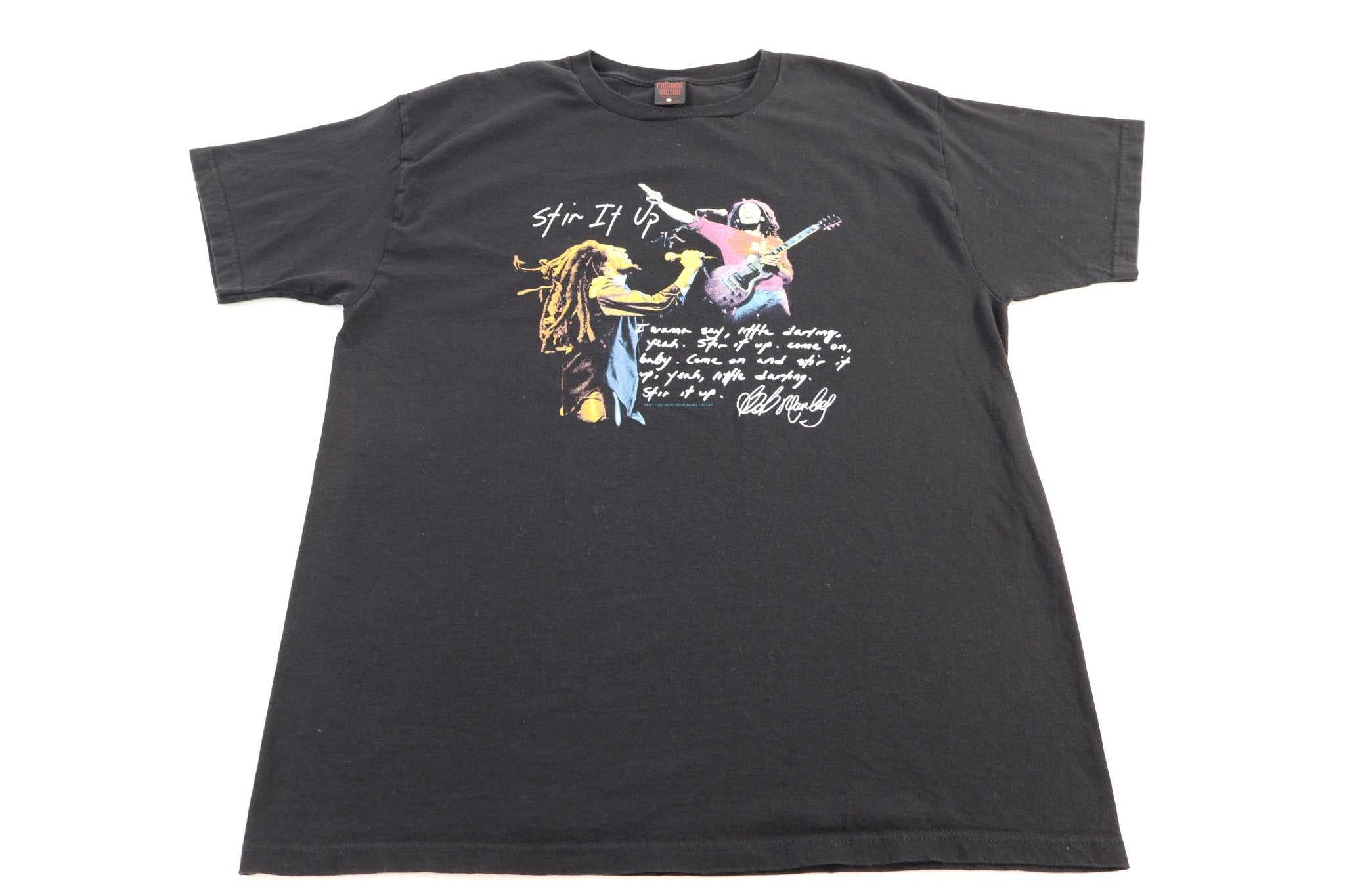 Vintage Fashion Victim Bob Marley Stir It Up T-shirt - Shirts & Tops - Thrifted Threads