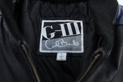 Vintage G - III Carl Banks Tennessee Titans Embroidered Leather Jacket - ThriftedThreads.com