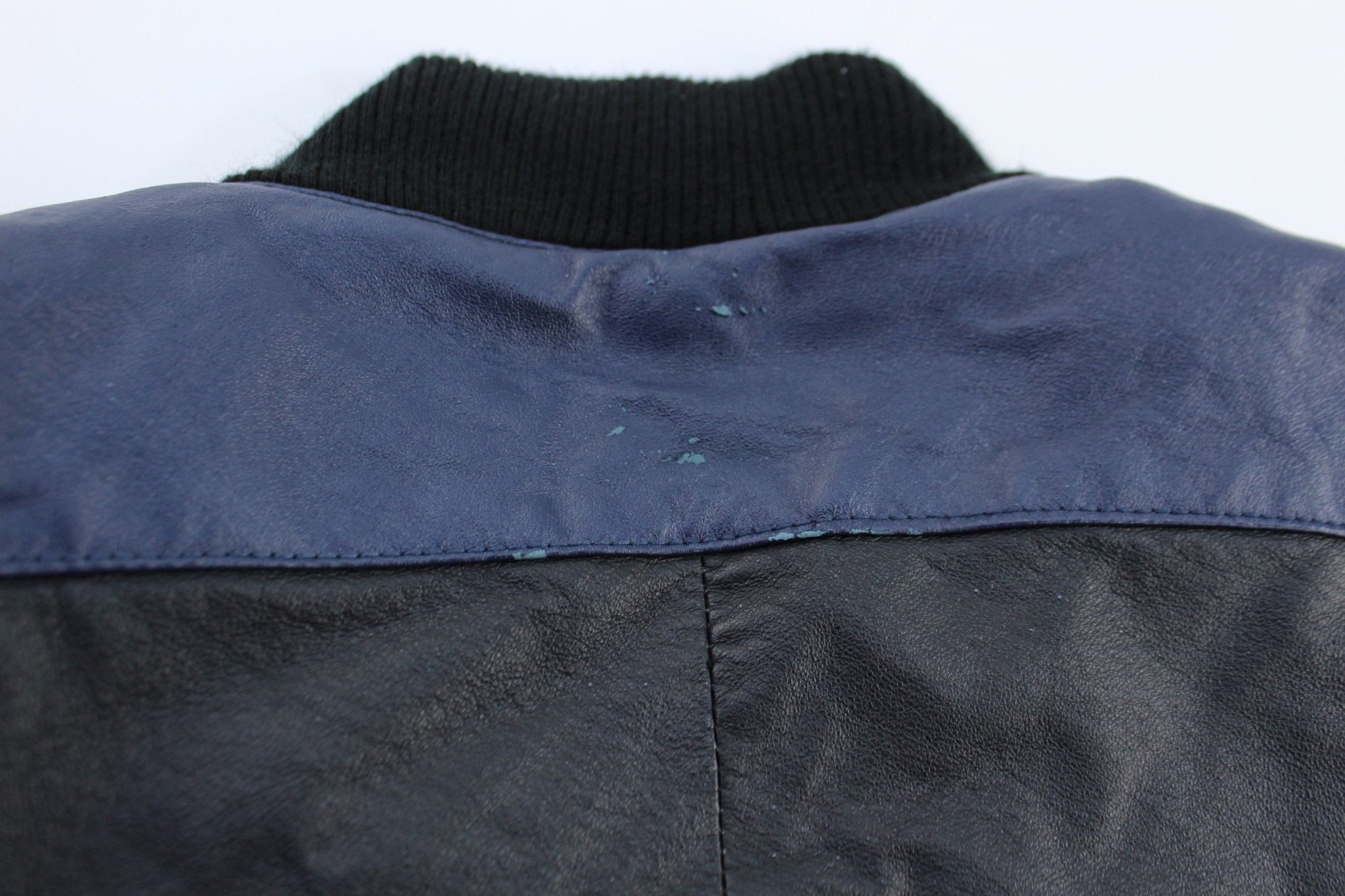 Vintage G - III Carl Banks Tennessee Titans Embroidered Leather Jacket - ThriftedThreads.com