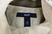 Vintage Gap Beige Utility Hooded Zip Up Jacket - Jacket - Thrifted Threads
