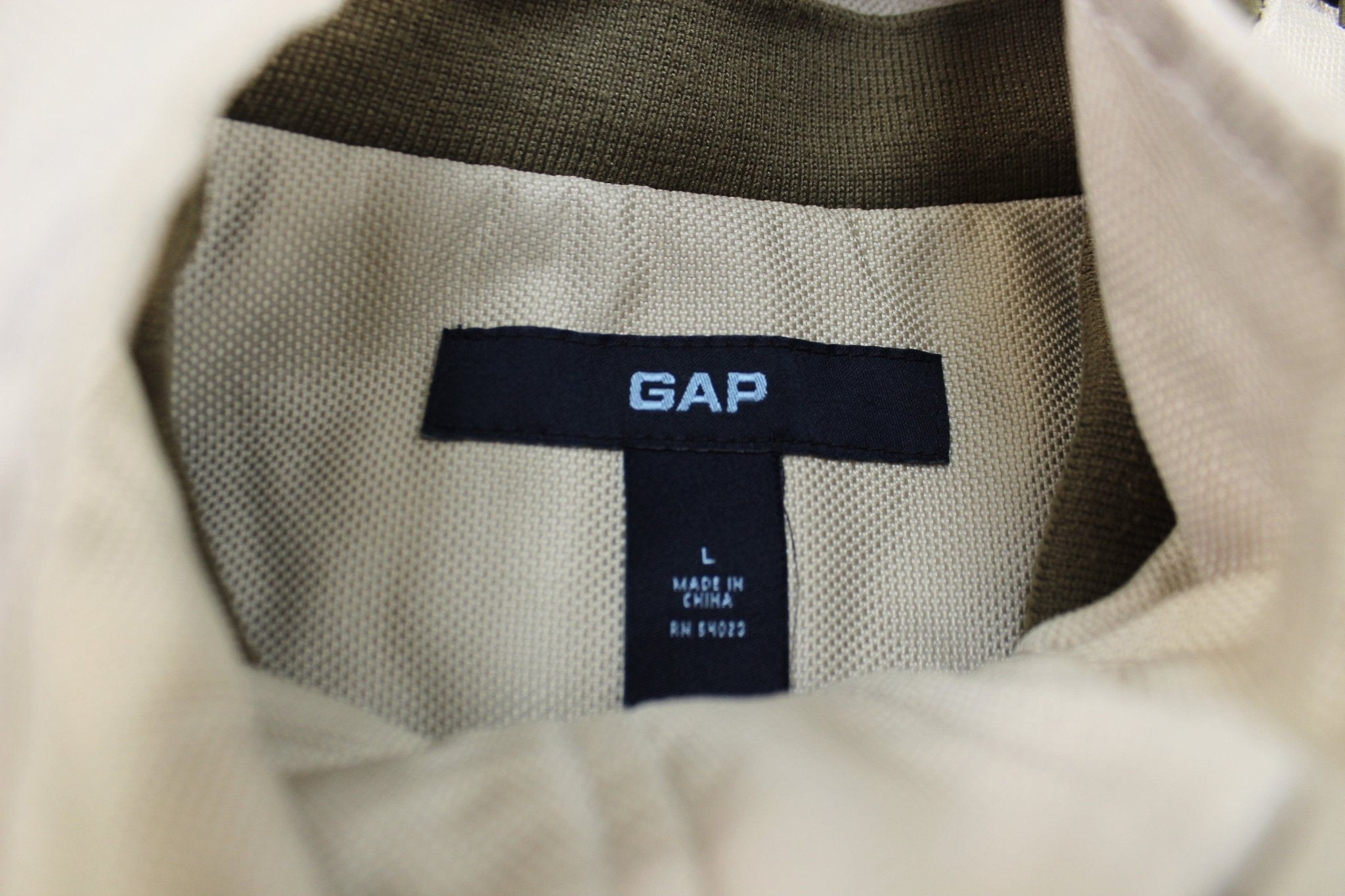 Vintage Gap Beige Utility Hooded Zip Up Jacket - Jacket - Thrifted Threads