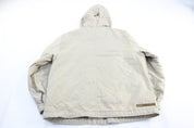 Vintage Gap Beige Utility Hooded Zip Up Jacket - Jacket - Thrifted Threads