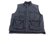 Vintage GAP Black Tactical Full Zip Vest - Vest - Thrifted Threads