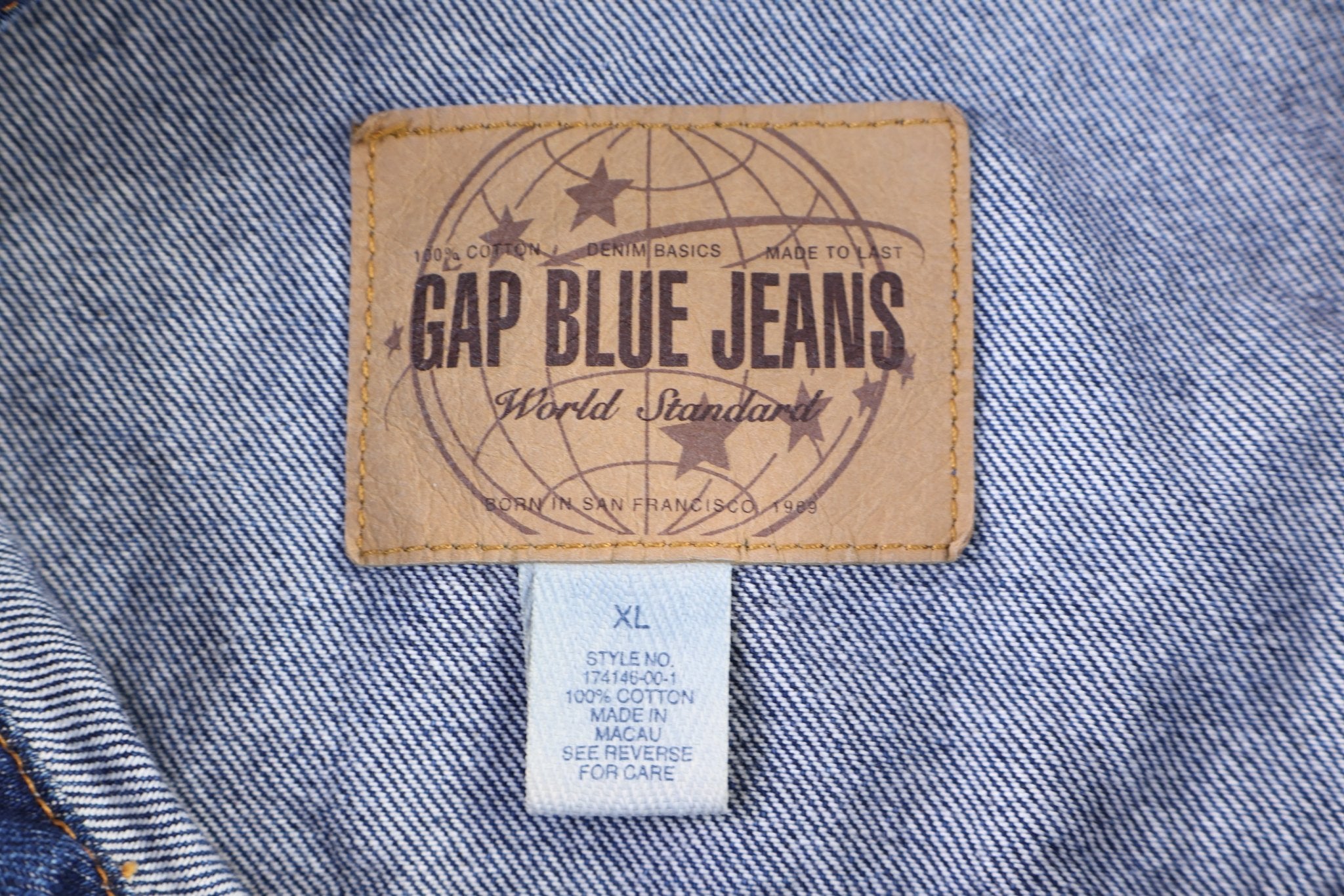 Vintage GAP Blue Denim Jacket - Jacket - Thrifted Threads