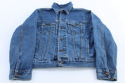 Vintage Gap Blue Jeans Dark Wash Denim Jacket - ThriftedThreads.com