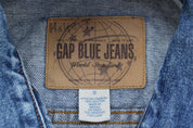 Vintage Gap Blue Jeans Dark Wash Denim Jacket - ThriftedThreads.com