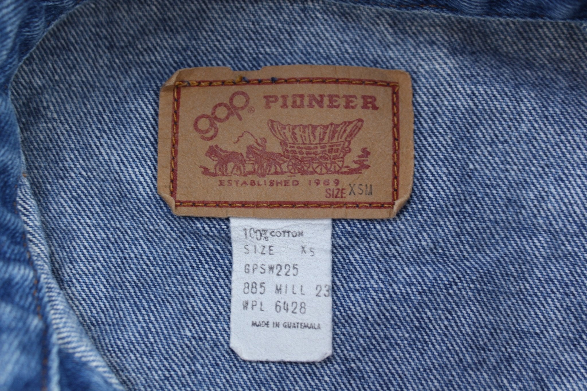 Vintage GAP Dark Wash Denim Jacket - jacket - Thrifted Threads