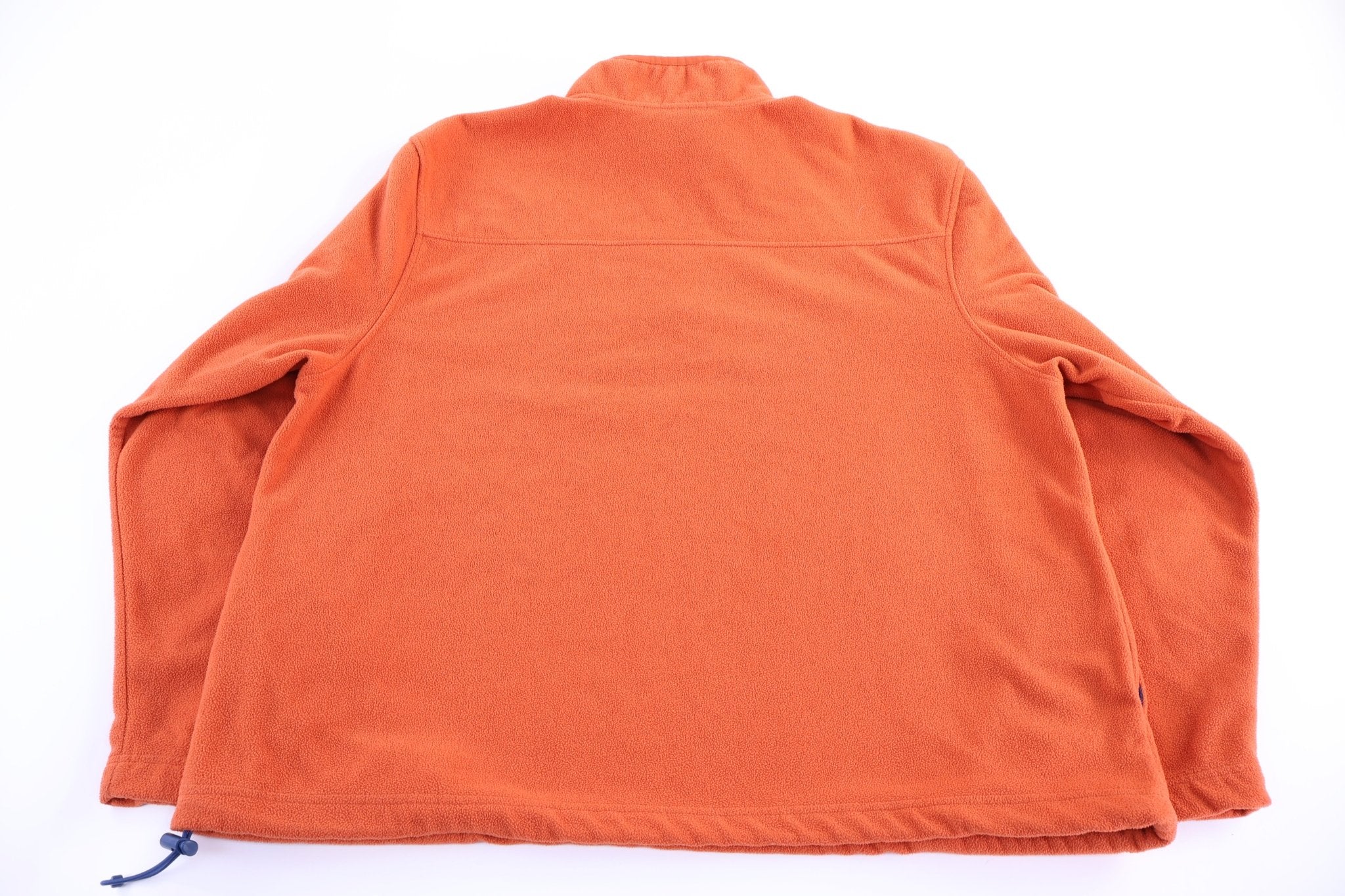 Vintage GAP Orange Quarter Zip Fleece Pullover - Sweater - Thrifted Threads