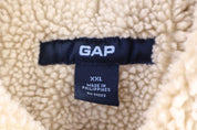 Vintage GAP Tan Sherpa Lined Jacket - Jacket - Thrifted Threads