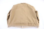 Vintage GAP Tan Sherpa Lined Jacket - Jacket - Thrifted Threads