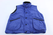 Vintage Gap Tech Purple Zip Up Vest - ThriftedThreads.com