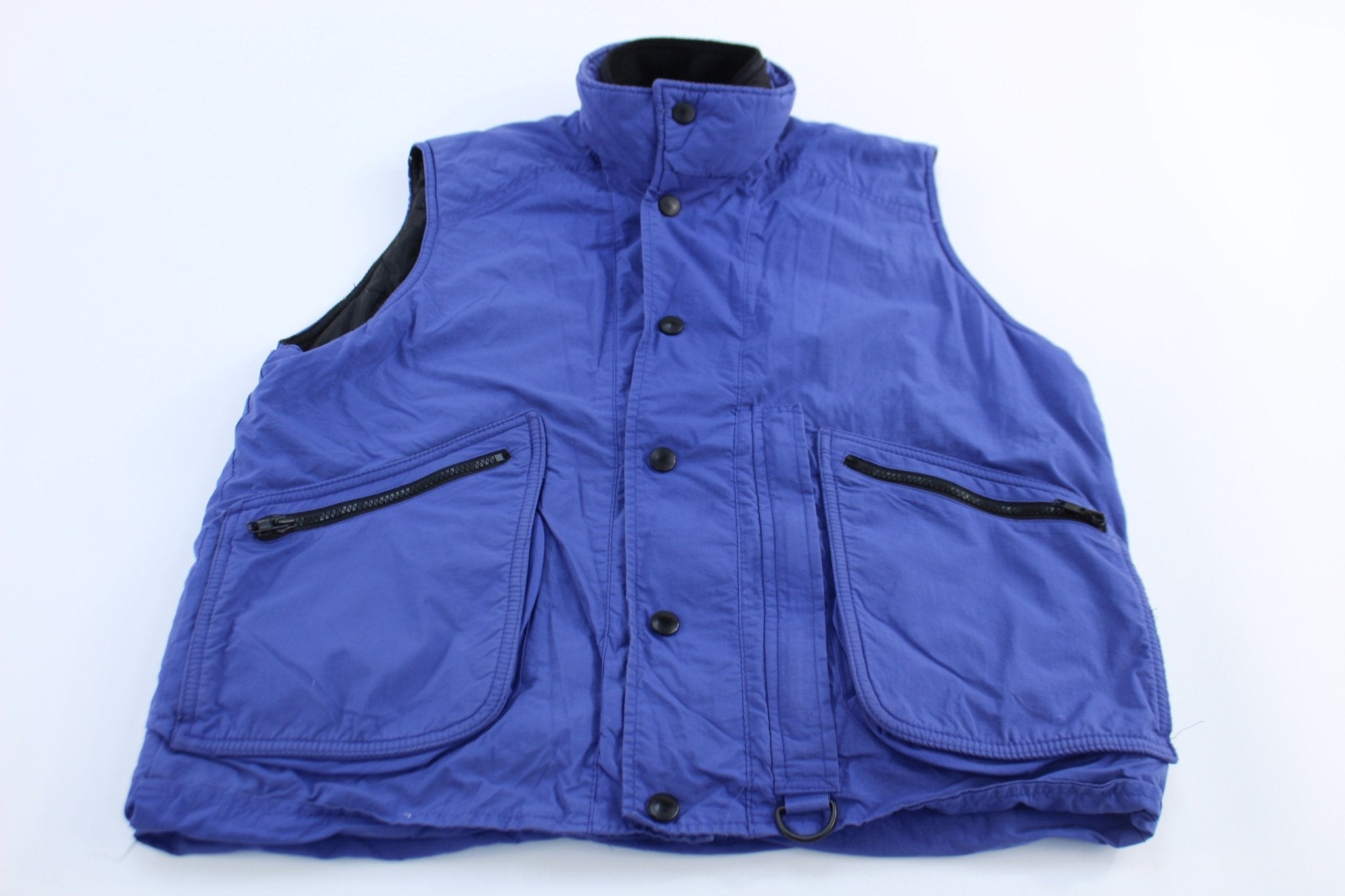 Vintage Gap Tech Purple Zip Up Vest - ThriftedThreads.com