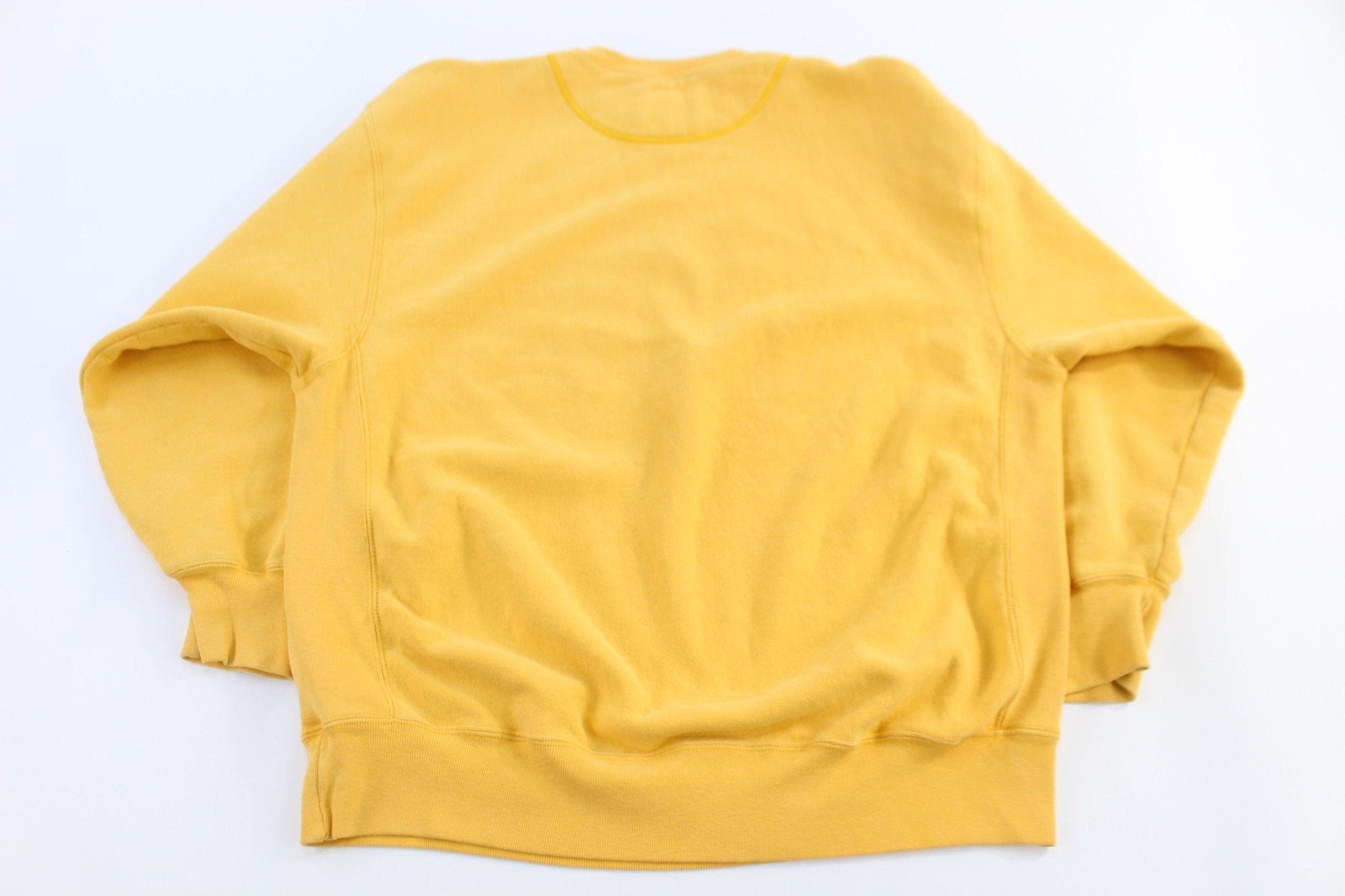 Vintage GAP Yellow Blank Sweatshirt - Sweatshirt - Thrifted Threads