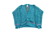 Vintage Geneva Knitted Cardigan Sweater - ThriftedThreads.com