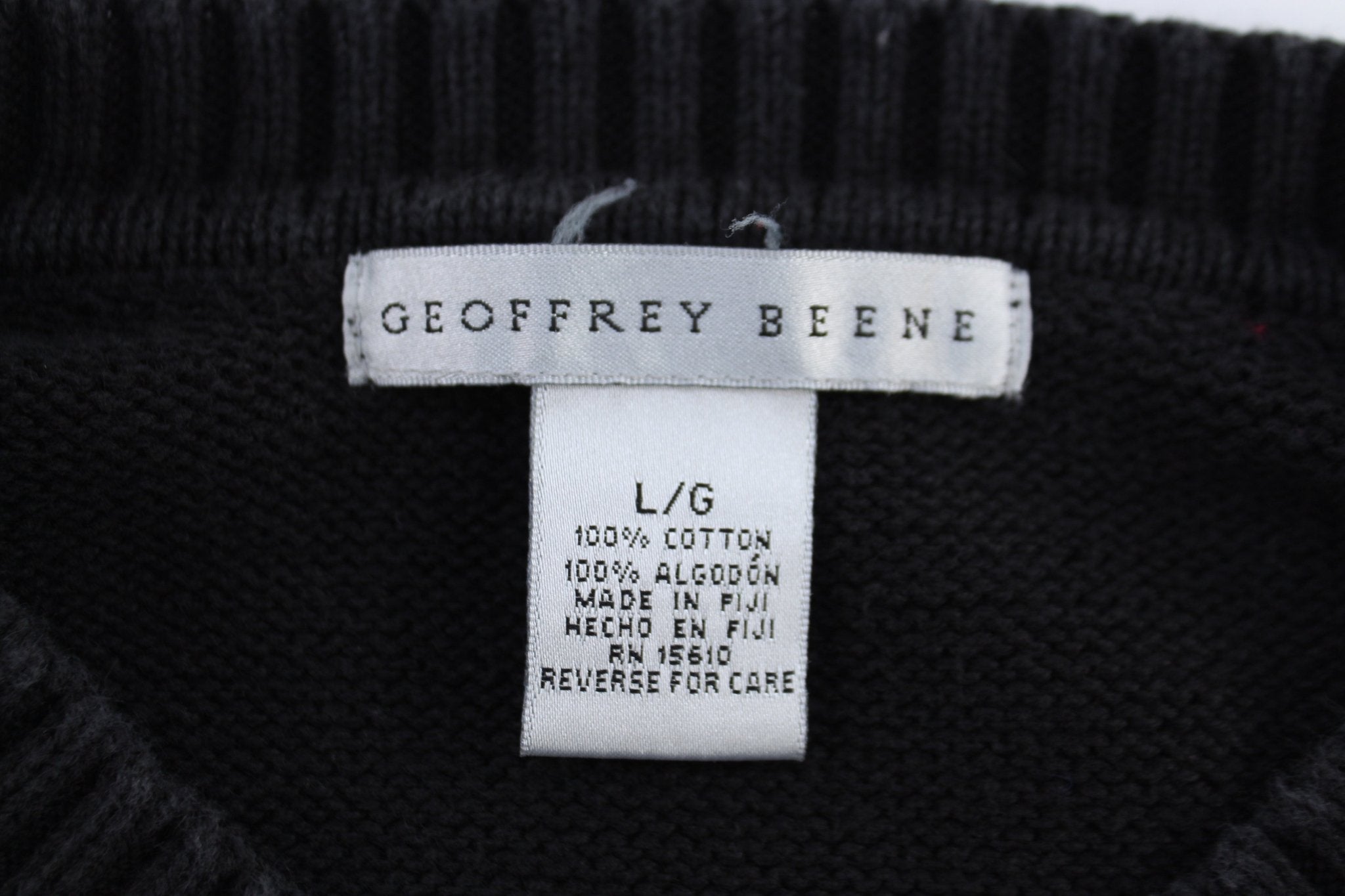 Vintage Geoffrey Beene Grid Pattern Knit Sweater - Sweater - Thrifted Threads