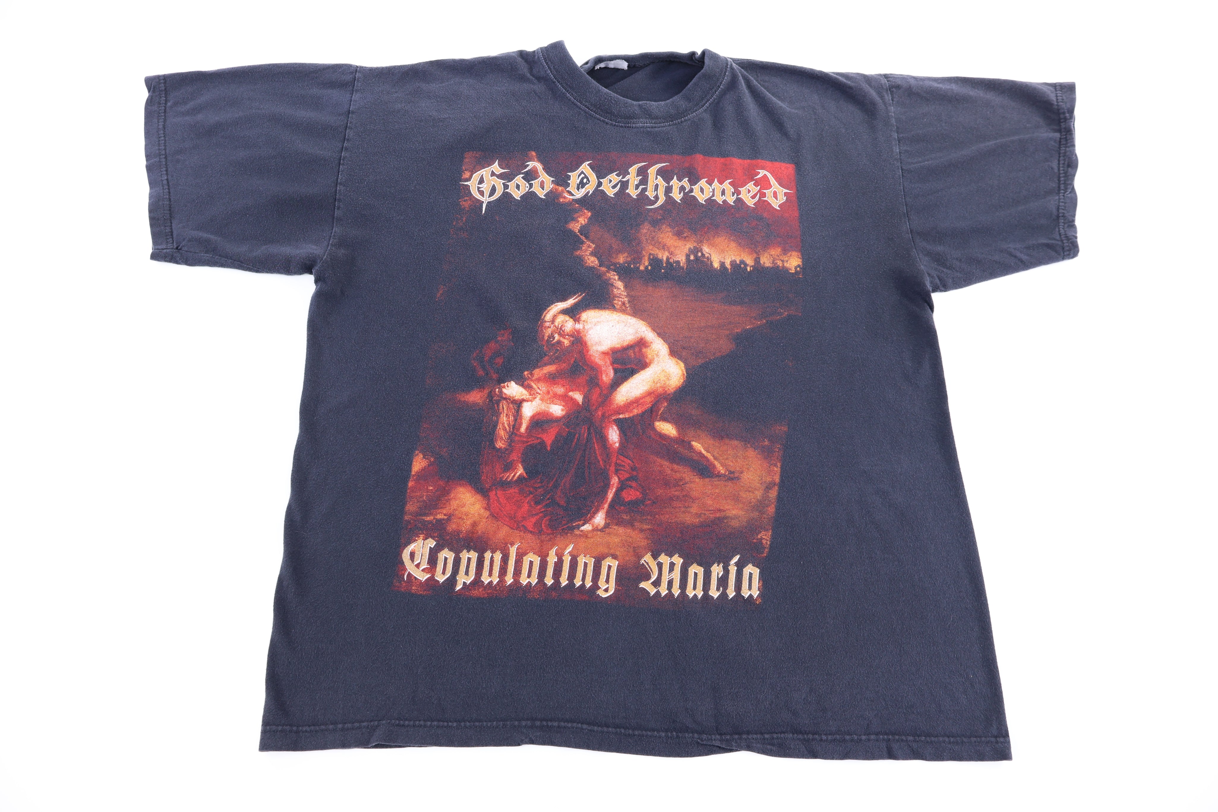 Vintage God Dethroned Copulating Maria Band T-shirt - Shirts & Tops - Thrifted Threads
