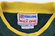 Vintage Green Bay Packers Football Embroidered Sweatshirt - Sweatshirt - Thrifted Threads