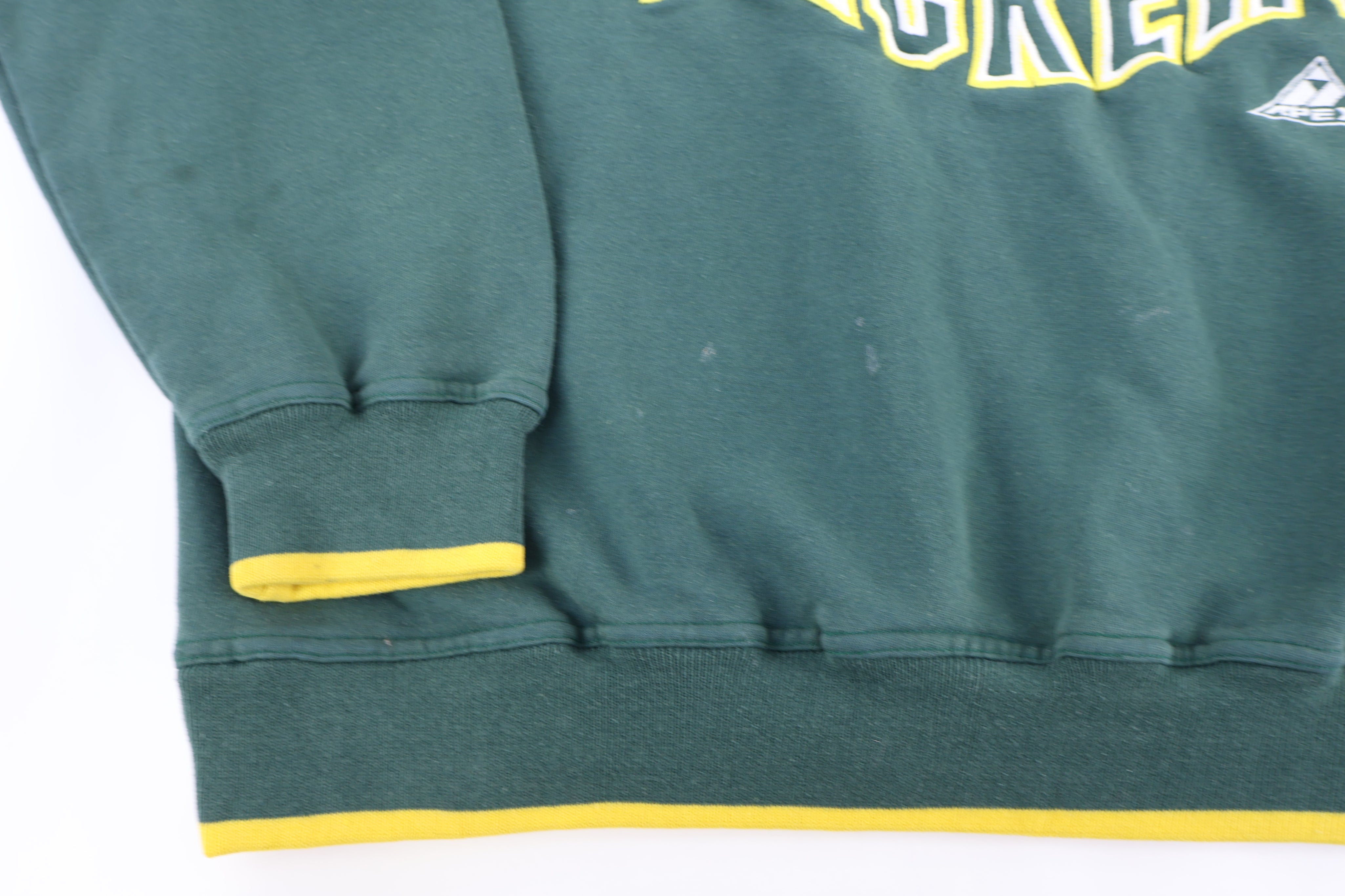 Vintage Green Bay Packers Football Embroidered Sweatshirt - Sweatshirt - Thrifted Threads