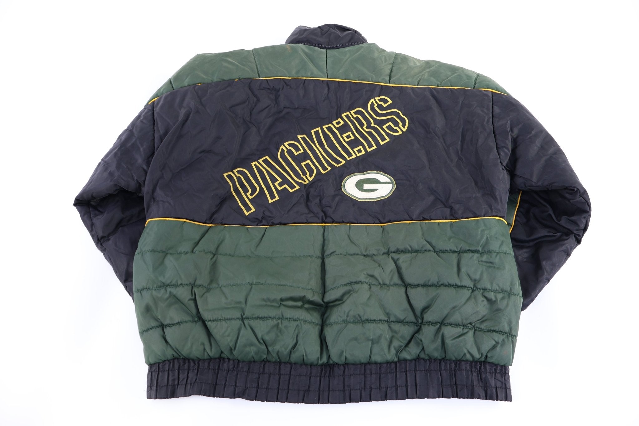 Vintage Green Bay Packers Football Full Zip Jacket - Jacket - Thrifted Threads