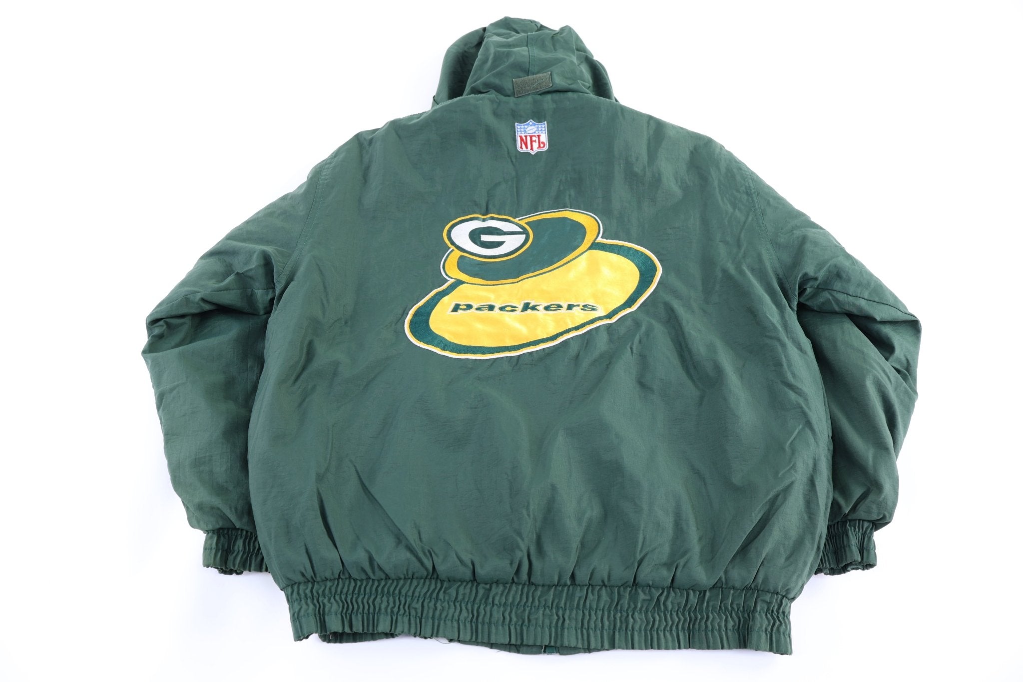 Vintage Green Bay Packers Football Full Zip Jacket - Jacket - Thrifted Threads